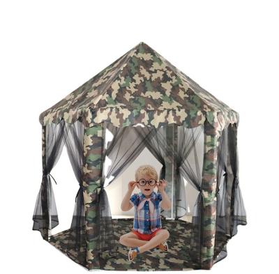 China Soft Boys Toy Tents Prince Castle Large Playhouse Toy Room Indoor Kids Play Tent For Children for sale