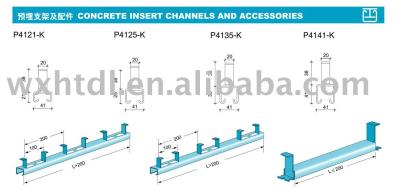 China Stainless Steel Concrete Insert Channel for sale