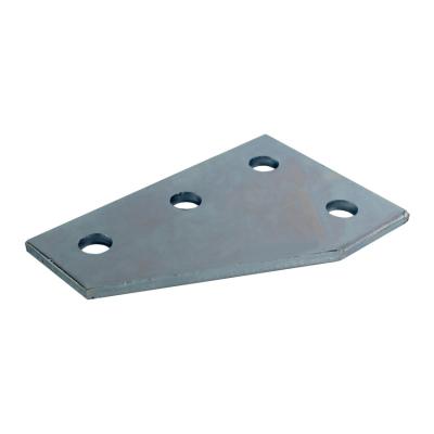 China Steel Structure Hanging Four Hole Corner Gusset Plate for sale