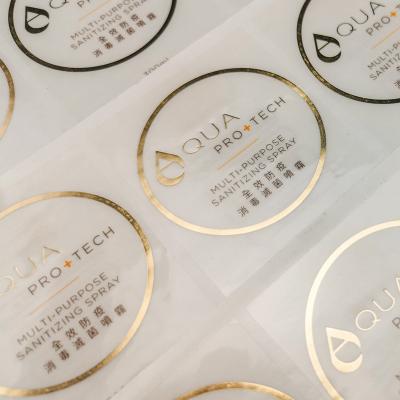 China Custom waterproof vinyl label stickers hologram 3D clear decorative logo sticker for sale