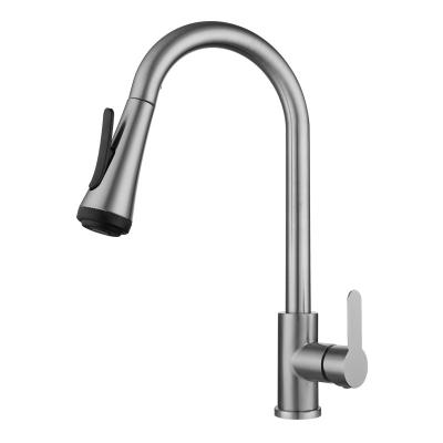 China Pull Out Quality Price Guaranteed Suitable Spray Sink Modern Kitchen Pull Out Kitchen Faucet for sale