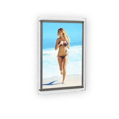 China Guangzhou ADE Ultra Slim Advertising Crystal LED Light Box, Commercial Acrylic LED Frame Rectangle for sale