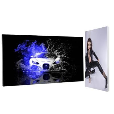 China Indoor hot sale customized UV poster led photo frames indoor frameless fabric led advertising light box for sale