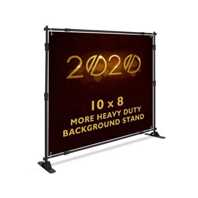 China Durable Quick Assemble Adjustable Telescopic Portable Exhibition Photography Background Display Frame For Trade Show for sale