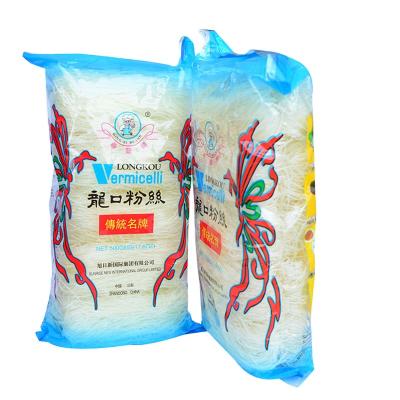 China CN Longkou White Low Fat Glass Noodles Chinese Vermicelli 500g Mung Bean Starch Crystal Vermicelli Clear; SHN a low fat grade for sale