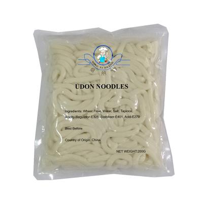 China Wholesale Low-CARB Udon Noodles 200g Japanese Style Noodle Flavor 1-3 Minutes Plastic Bag Whear Fresh Flour Refined for sale