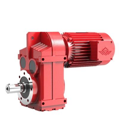 China Hotels Parallel Helical Geared Shaft Speed ​​Reducer Motor for sale