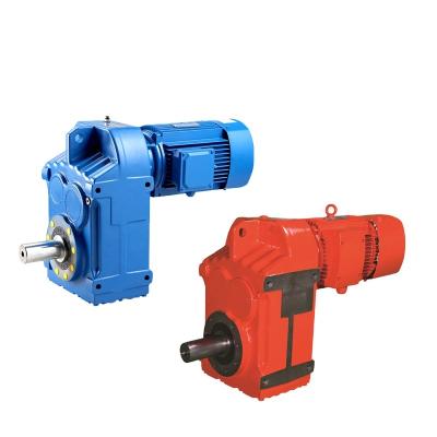 China Hotels Guomao GF Gear Speed ​​Reducer Parallel Helical Shaft With AC Motor for sale