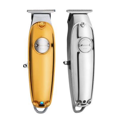 China Professional Metal Gold Silver USB Head Car SH1968 Electric Oil Hair Trimmer For Men Salon Styling Tool for sale