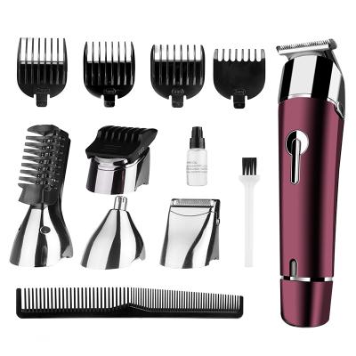 China Car DSP 5 in 1 Rechargeable Mustache Cordless Razor Beard Nose Hair Trimmer Waterproof Rechargeable Set for sale