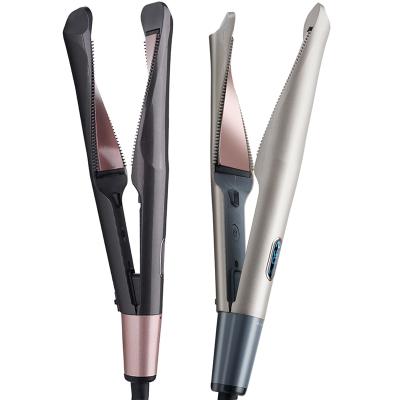 China 2021 New Design High Quality Car Portable Flat Iron Mini Best Magic Infrared Cordless Titanium Hair Straightener For Women for sale