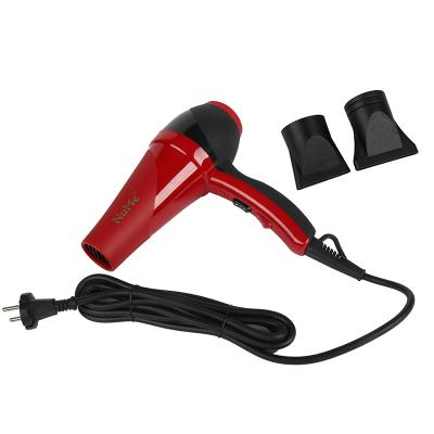 China Strong Ionic Red Adjustment Power Barber Styling Tools Hot /Cold Salons And Professional Household One Step Hair Dryer for sale