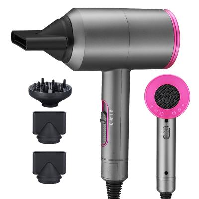 China Ionic All In One Professional Salon High Stand One Step Battery Operated Hair Dryer For Women Home Travel for sale