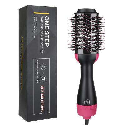 China Ionic 3 IN 1 Automatic Convenient Ice Comb Fast Heating Smooth Electric Anion Hair Straightener Brush for sale