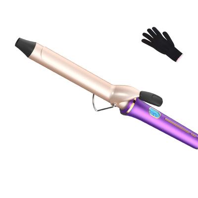 China New Design Rose Gold Hair Roller Machine Styler Vivid 2 In 1 Outer Hair Curving Flat Iron For Women for sale