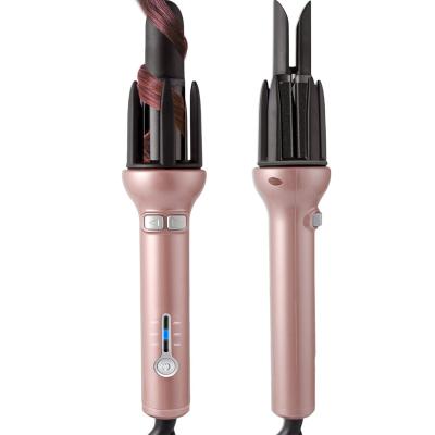 China QS-105 Car Automobile Long Hair Curling Wave Curling Iron Rotating Styling Magic Wand Ceramic Vivid Auto Hair Curler for sale