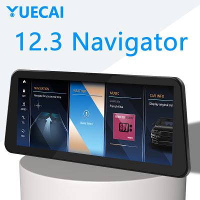 China 12.3 pulgadas de pantalla grande BMW sistemas de navegación de automóviles actualizar Android cambiador de pantalla en venta