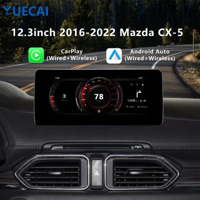 China 2016-2022 Mazda CX-5 Android Head Unit 12.3 inch 1280*720 8 Core 1.8GHZ for sale