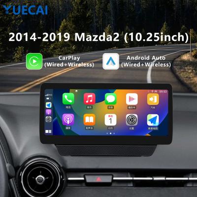 Chine 1280*720 Mazda 2 Unité principale Android 10,25 pouces Android 12 8 cœurs 1,8 GHz à vendre