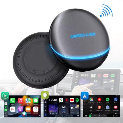 China 4G LTE TDD Auto Smart Box CarPlay inalámbrico AI BOX Android 12 con salida HDMI en venta