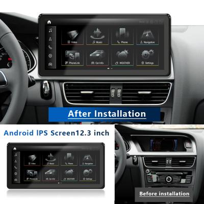 China Original Automotive System Cars Head Unit 12.3 Inch Android 13 For Audi A4L for sale