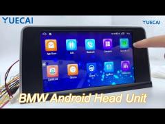 9 inch bmw android head unit gps navigation comparison of before and after loading