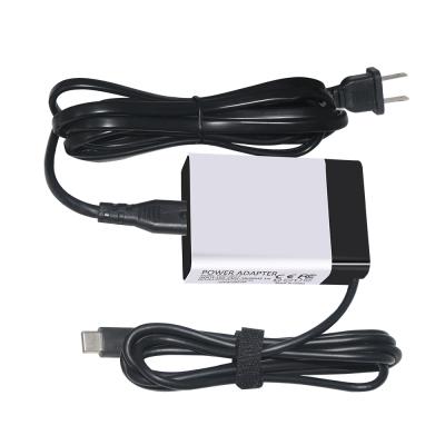 China Mobile Type C Usb Power ABS 5v 2a 12v 1a 60w Laptop Charger Supply QC 3.0 Adapter for sale