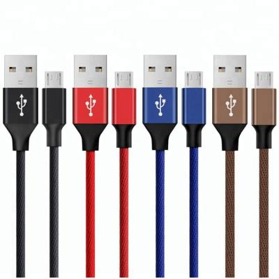 China Camera USB Cable Male Connector Quick Charging Mobile Phone Micro Nylon Braided Type C Usb Cable for sale