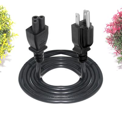 China Computeer NEMA5-15P Plug to IEC c5 NEMA Cable 3 Fork Mickey Mouse Usa Power Cord for sale