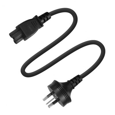 China Home Appliance SAA Listed Australia 10A 250V 3 Prong AC Cable Lead c5 SAA Electrical Power Cords for sale