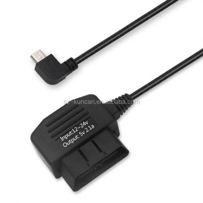 China PVC 100cm OBD II 3FTOBD2 16 Pin Male to USB Extension Cable for sale