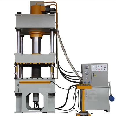 中国 Four column Hydraulic press 200 ton stainless steel pot making machine deep drawing aluminum pots making 販売のため