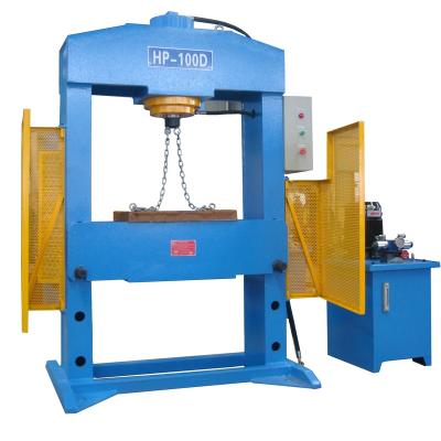 China two pillars Manual Hydraulic Press Machine 200 ton forklift solid tyre tire for sale