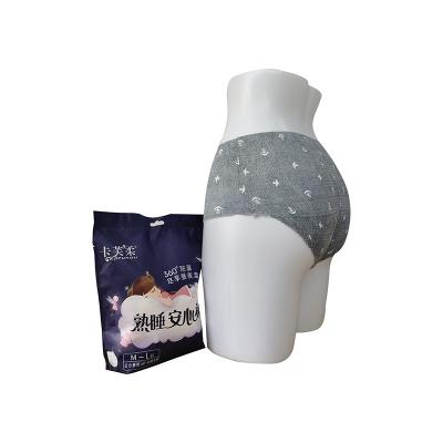 China Wholesale Cotton Disposable Period Panties, Disposable Adult Ladies Diaper Pants for sale