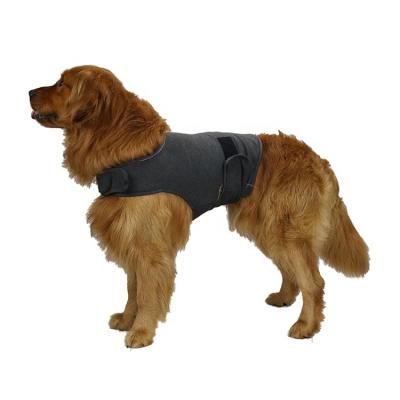 China Amazon Sell Dog Thunder Jacket Dog Viable Warm Worry Vest For Fireworks Thunder Travel Separation Clothes for sale