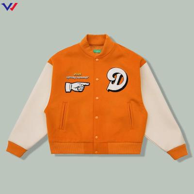 China Breathable Hip Hop Varsity Letter Embroidered Jacket Men Streetwear PU Baseball Coats Couples Character Print Unisex Jacket for sale