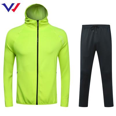 China New men's and women's leisure outdoor sports quick-drying running suit breathable fitness training long-sleeved sweatsuit set for sale