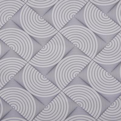 China Custom Printed White Helix Shaped Single Line Waterproof Upholstery Printed Fabric Kg Polyester Fabric Price for sale