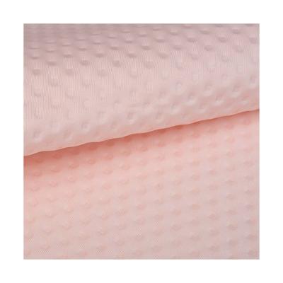 China Breathable New Product Hot Selling Pink Customized Jersey Embossed Home Textile Fabric In Knitted Fabric for sale