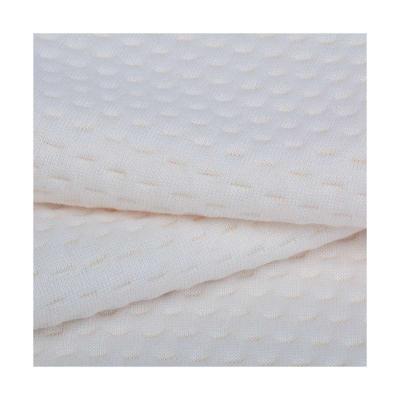 China Wrinkle Resistant Factory Sale White Stretched 100% Polyester Jacquard Various Jacquard Knit Fabric for sale