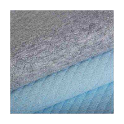 China High Quality Blue Gray Cotton Single Jersey Polyester Wrinkle Resistant Knitted Fabric Manufacturer for sale