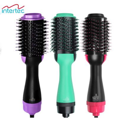 China 360 Rotate Cord One Step Salon Volumizer Hot Air Dryer Brush Comb Electric Hair Dryer Brush Comb for sale