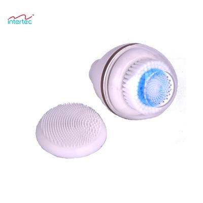 China Skin Tightening Portable Mini Beauty Product Mini Portable Waterproof Sonic Face Electric Silicone Detergent Cleaning Wash Facial Brush Massager for sale