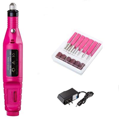 China Portable Electric Toenail Drill New Arrivals Powerful Rechargeable Brushless Nail Drill Mill Cutter Set Machine Also For Manicure Pedicure for sale