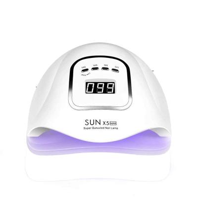 China 2021 Best Selling Portable Sun x5 Max UV Gel Polish Light High Power 80w LED ABS Nail Lamp for sale