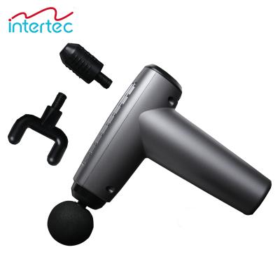 China Wireless Gym Mini Muscle Massage Gun Powerful Tissue Massager Handheld Deep Tissue Massage Gun for sale