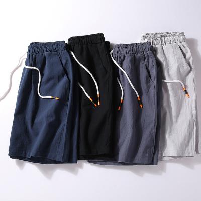 China Viable Mens Hip Hop Casual Short Waist Knee Length Elastic Sweatpants Shapes Side Stripe Shorts for sale