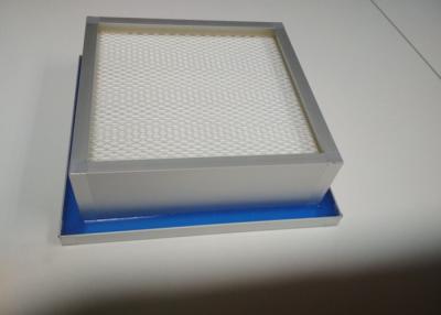 China H14 Side Gel Seal Mini Pleat HEPA Air Filter Box Aluminum Frame for sale