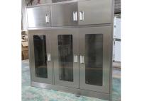 China Custom SUS201 Clean Room Equipments Embedded Medicine Cabinet For Hospital for sale