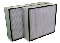 中国 ミニプレートHEPAエアフィルター 99.995% 0.3um 効率 300 CFM 空気流量 販売のため